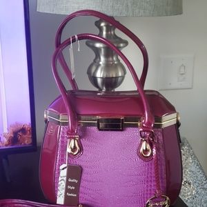 Purple Fashion Handbag